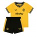 Günstige Wolves Babykleidung Heim Fussballtrikot Kinder 2023-24 Kurzarm (+ kurze hosen)